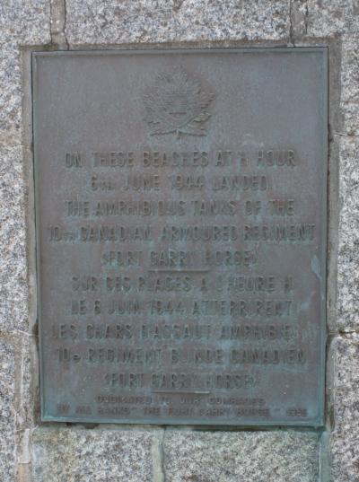 Memorial 10th Canadian Armoured Regiment #3