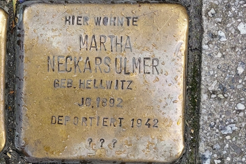 Stolpersteine Engerserstraße #3