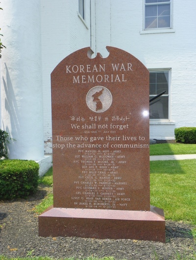 Monument Koreaanse Oorlog Harisson County