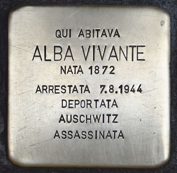 Stolpersteine Calle Scaleta 6039