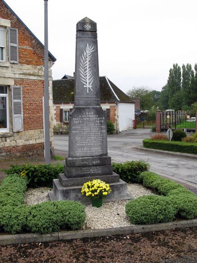 Oorlogsmonument Cilly