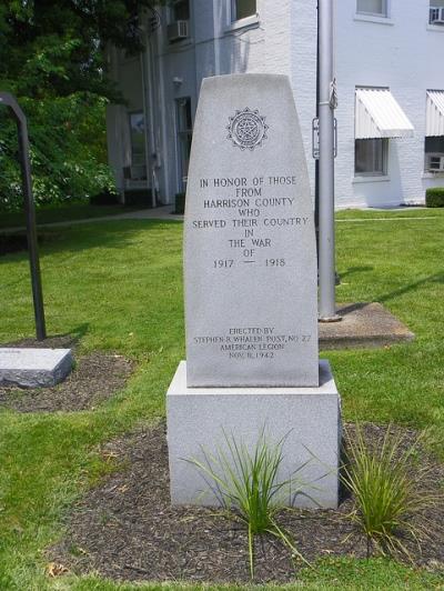 World War I Veterans Memorial Harisson County