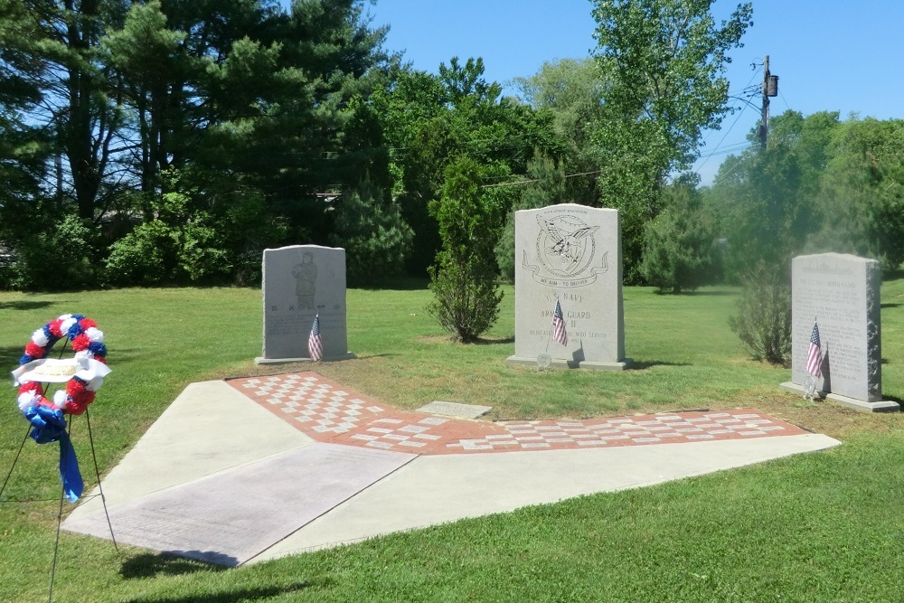 Monumenten op Veterans Memorial Begraafplaats #2