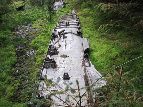 Crash Site & Wreckage Halifax Bomber Glendhu Hill #2
