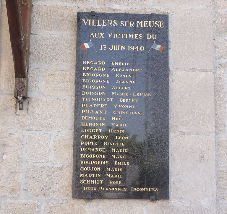 Memorial Victims Battle 13 June 1940 #1