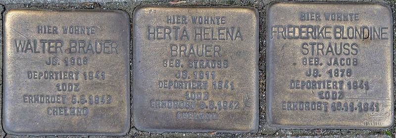 Stolpersteine Am Neumarkt 5