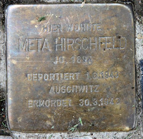 Stumbling Stones Deidesheimer Straße 12 #2