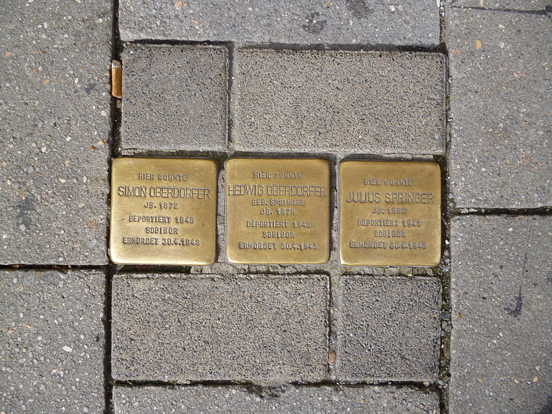 Stumbling Stones Arnulfsplatz 4 #1
