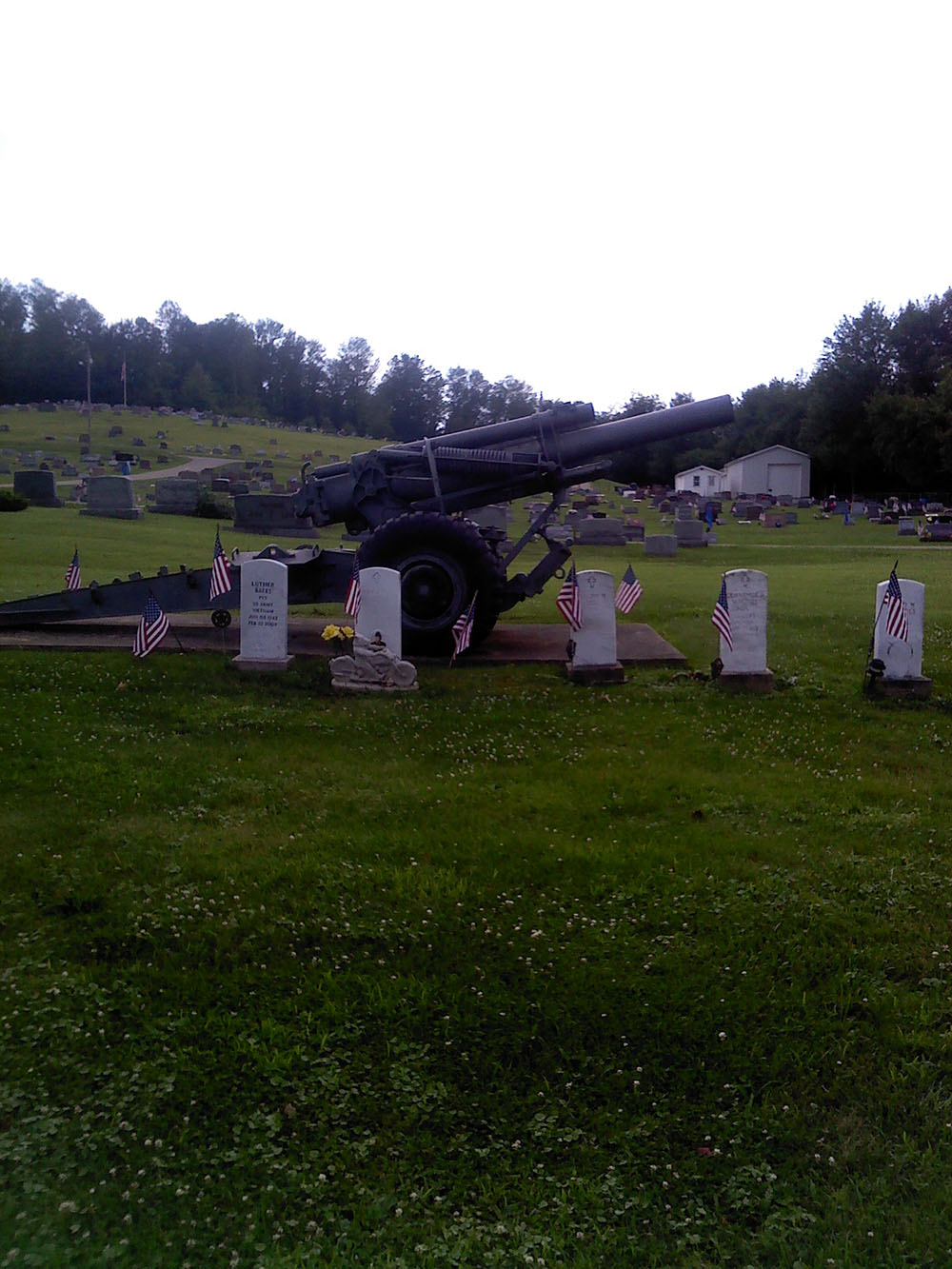 Graven Amerikaanse Oorlogsveteranen & Kanon