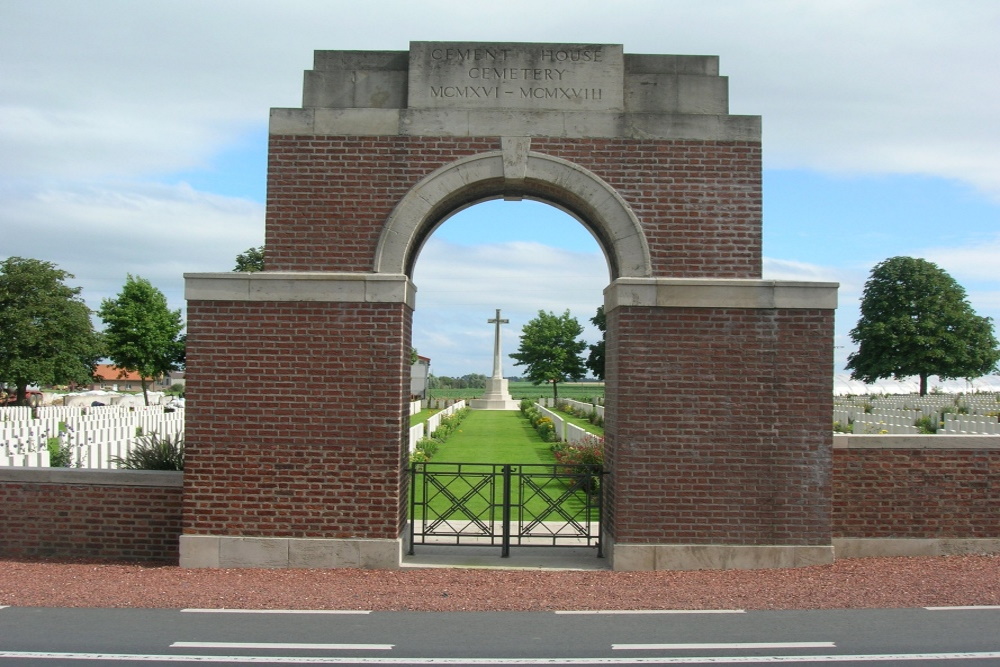 Commonwealth War Cemetery Cement House #1