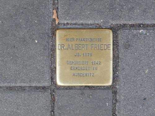 Stolperstein Christophstrae 43 #1