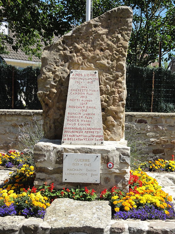 Oorlogsmonument Le Bellay-en-Vexin #1