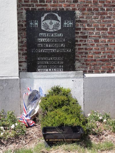 Oorlogsmonument Bettignies