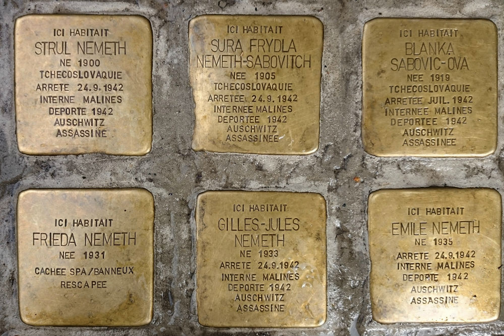 Stolpersteine Rue Devant les Ecoliers 3