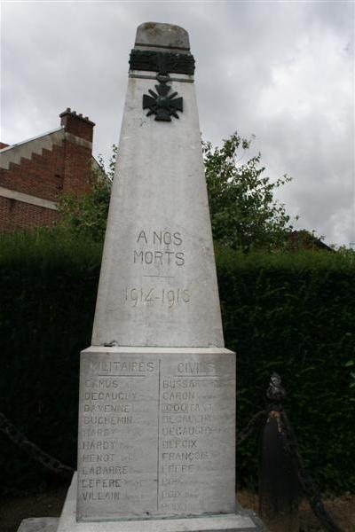 War Memorial Cannectancourt #2