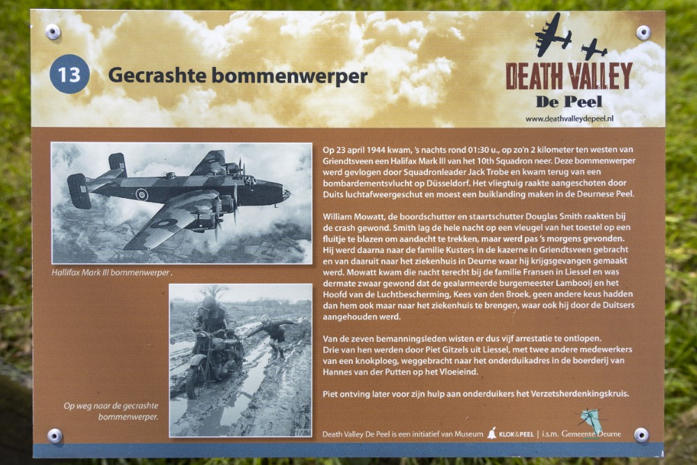 Fietsroute Death Valley De Peel - Gecrashte bommenwerper (#13)