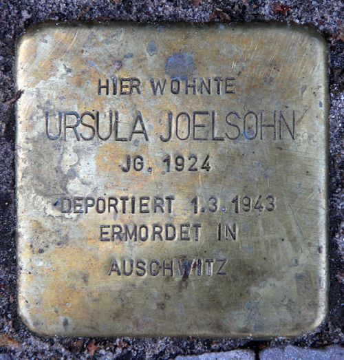 Stumbling Stones Else-Lasker-Schüler-Straße 15 #3