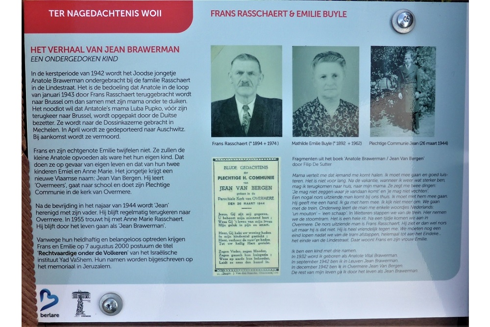 Memorial Mrs. and Mr. Rasschaert-Buyle #1
