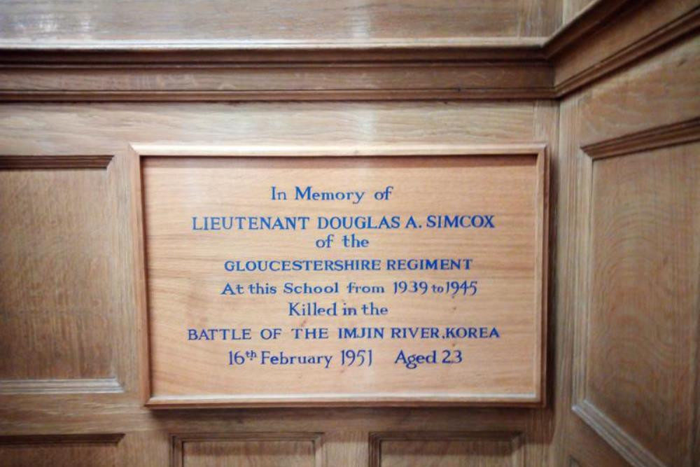 Memorials Bedford Modern School #1