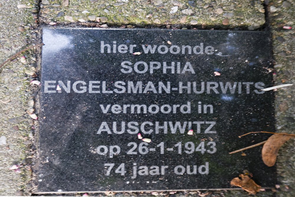 Memorial Stones Schimmelpenninckstraat 30 #1