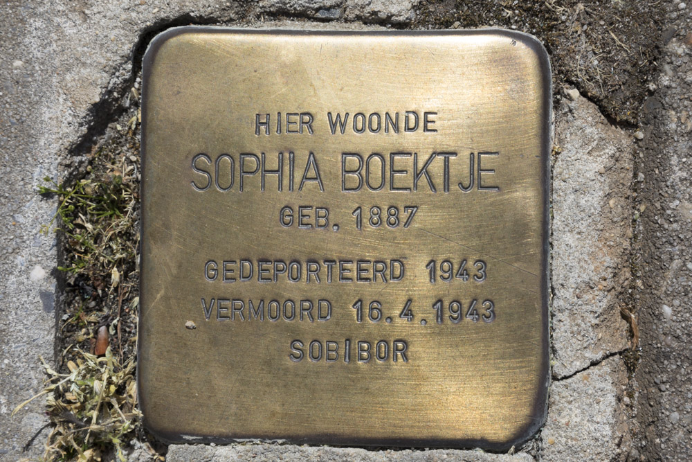 Stolperstein Okmastraat 28 #1