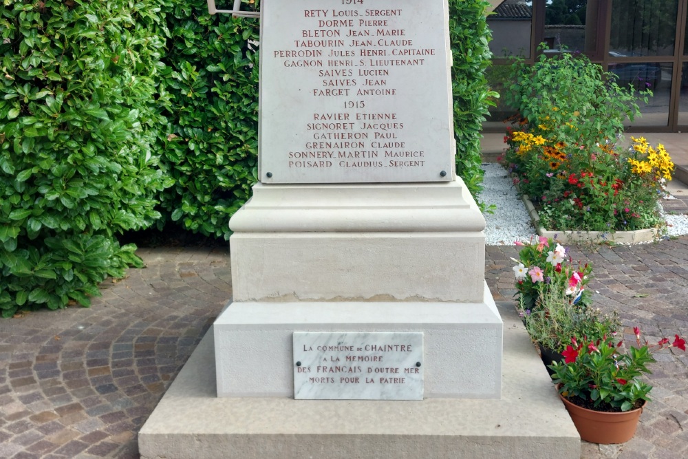 War Memorial Chaintré #5