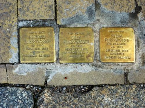 Stumbling Stones Frankenstraße 30