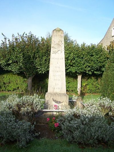 Oorlogsmonument Bhoust