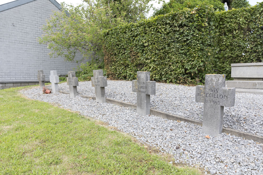 Belgische Oorlogsgraven Kerkhof Teuven #1