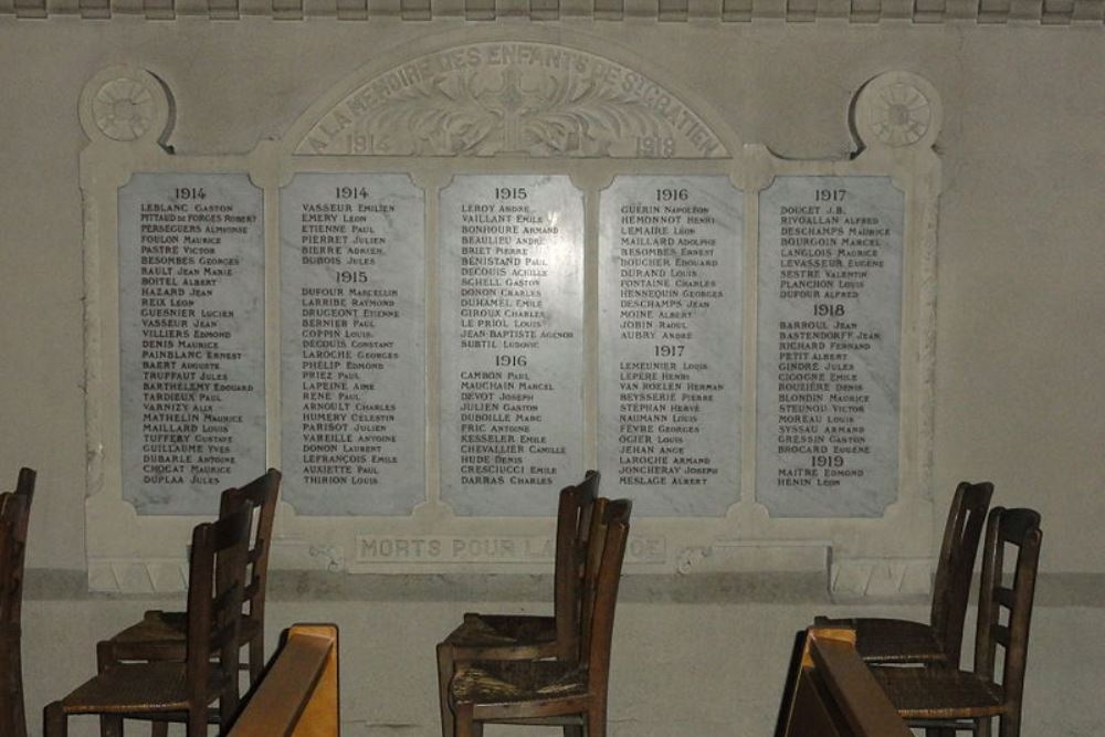 Monument Eerste Wereldoorlog Saint-Gratien #1