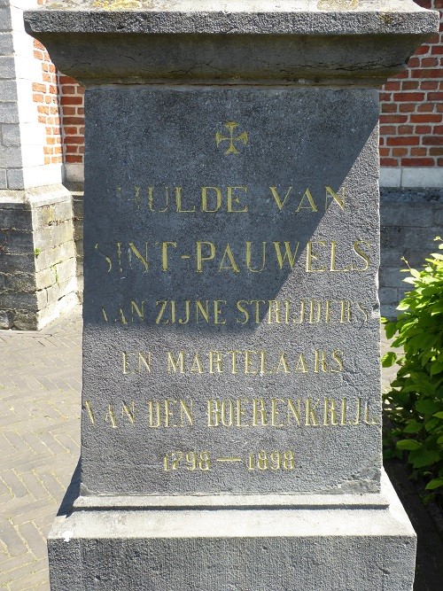 Gedenkteken Boerenkrijg Sint-Pauwels #2