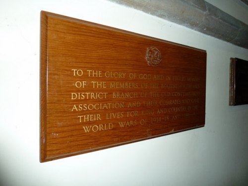 War Memorial St Peter's Church Bournemouth