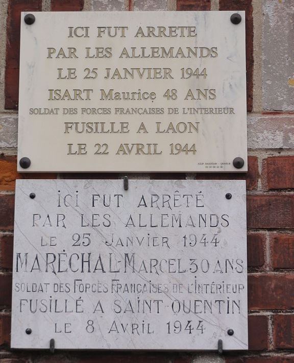 Memorials Maurice Isart and Marcel Maréchal #1