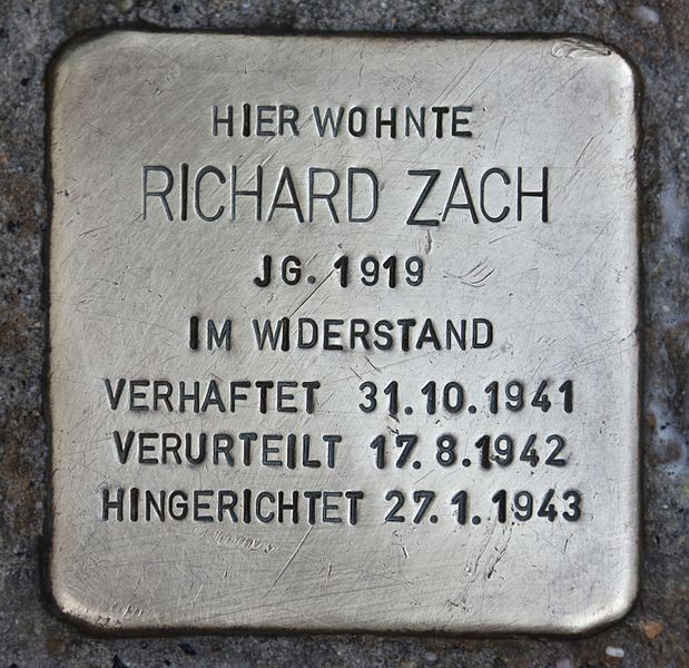 Stumbling Stone Pestalozzistraße 67