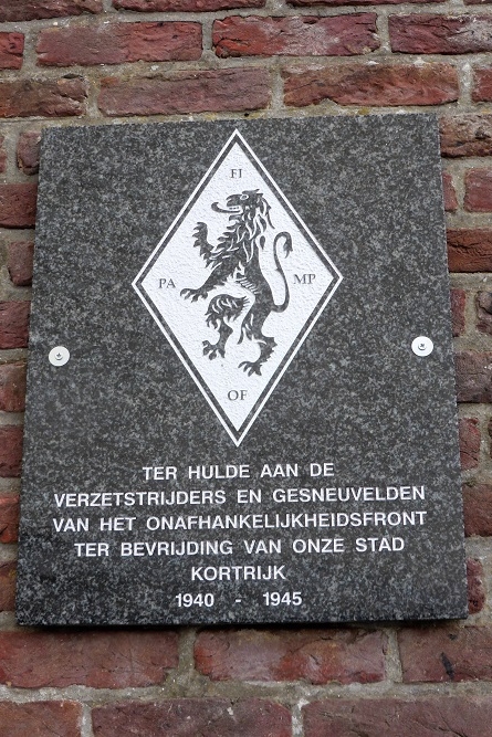 Monument Omgekomen Verzetsstrijders Kortrijk #4