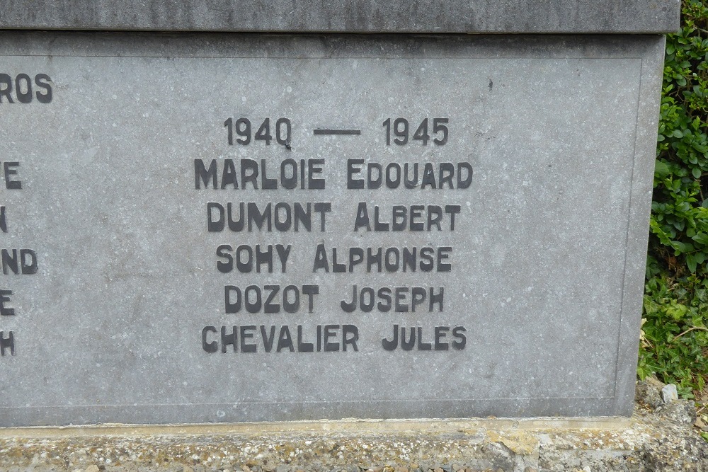 Oorlogsmonument Evrehailles #4