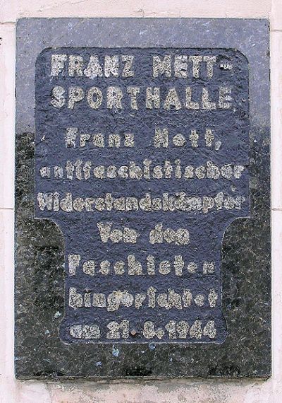 Gedenkteken Franz Mett #1