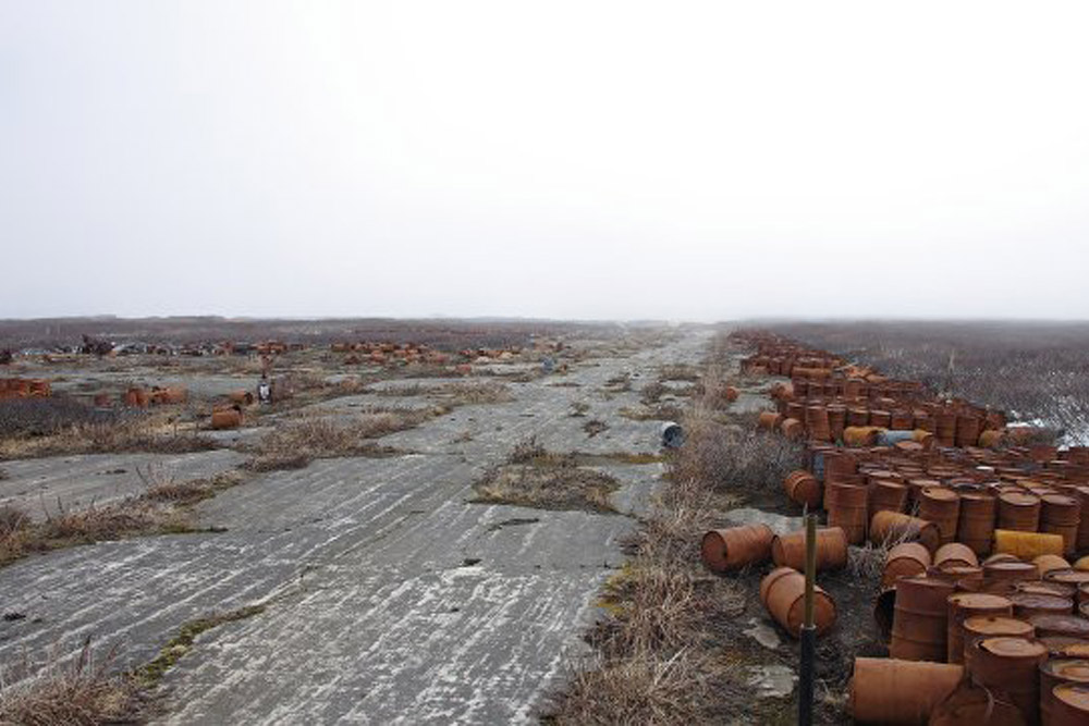 Former Japanese Airfield Matsuwa