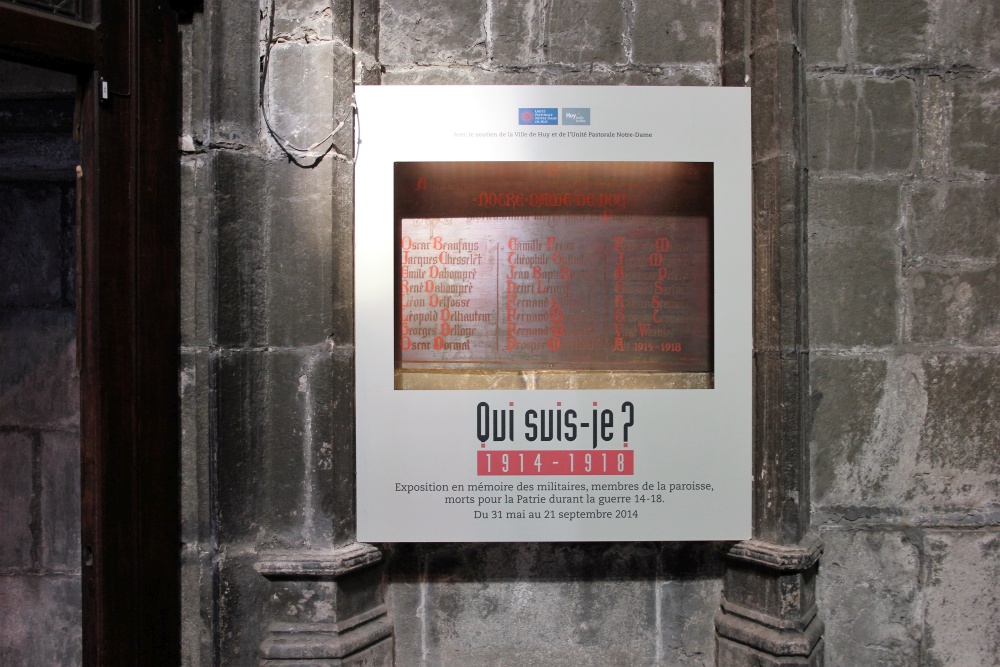 Gedenkteken Collegiale Notre-Dame Huy #1