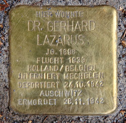 Stolperstein Kreuzritterstrae 16 #1