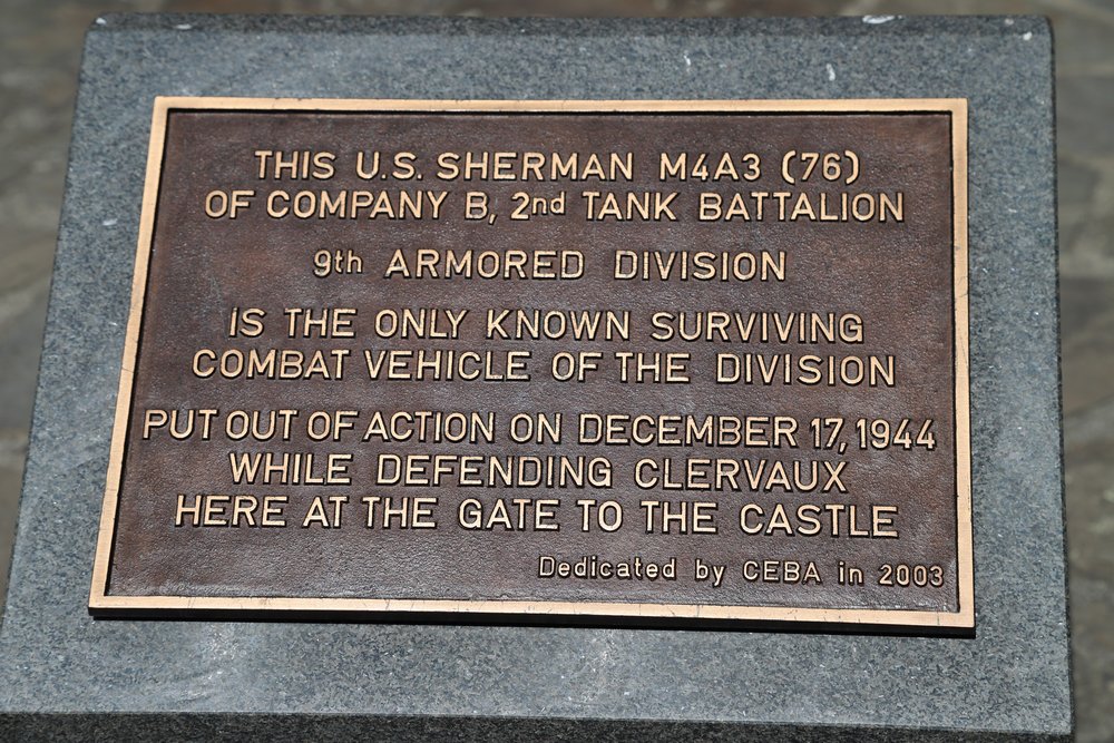 M4A3 Sherman Tank Chteau de Clervaux #5
