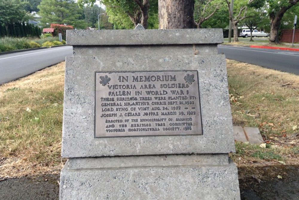 Memorial Trees Saanich #1