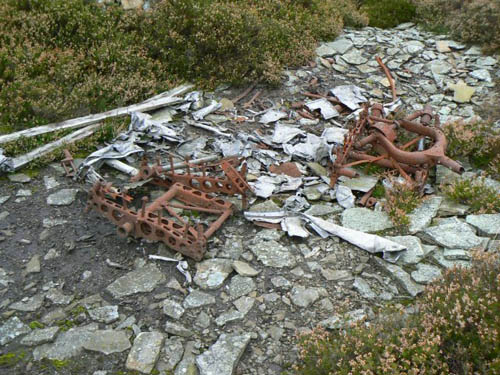 Crash Site & Wreckage Avro Anson Trainer Aircraft Nether Handwick #2