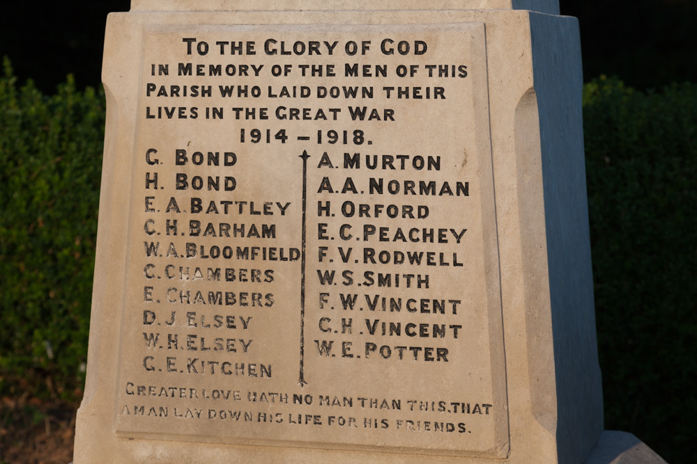 War Memorial Roydon #2