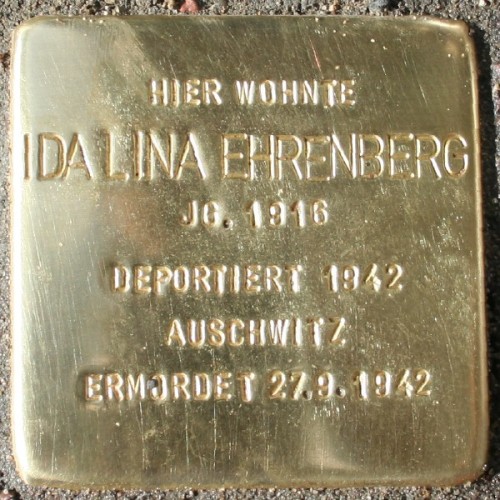 Stolperstein Adlerstrae 36 #1