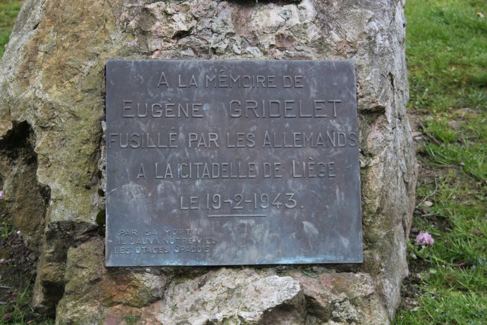 Monument Gexecuteerde Verzetsstrijder Spa	 #2