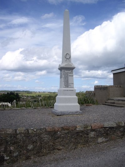 War Memorial Portlethen #1
