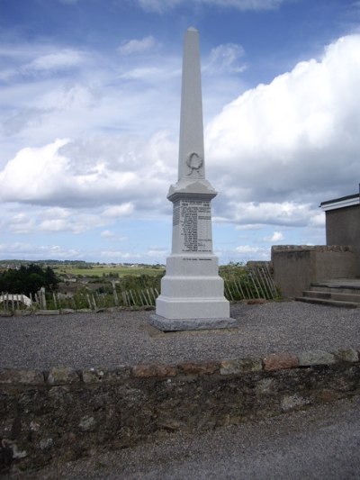 Oorlogsmonument Portlethen #1