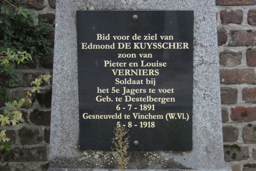 Belgische Oorlogsgraven Destelbergen	 #2