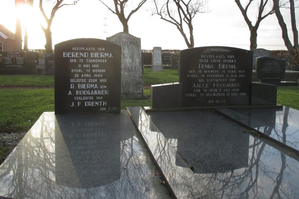 Dutch War Grave Municipal Cemetery Losdorp #1